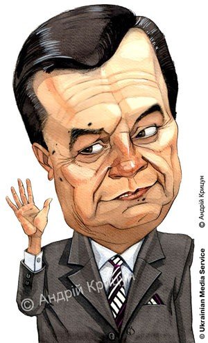 Шарж на Януковича