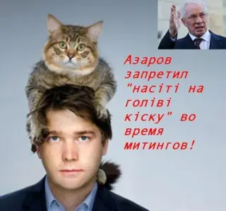Азаров заборонив носити кіску!