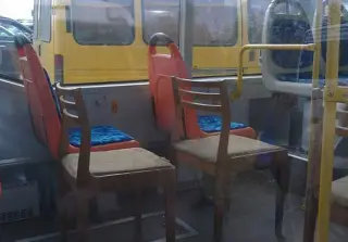 Російський автобус в серединні!