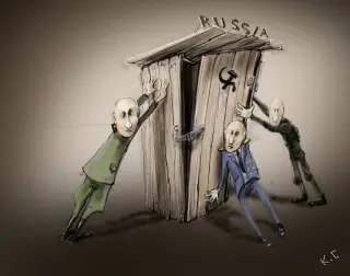Карикатури на тему - Життя ватника