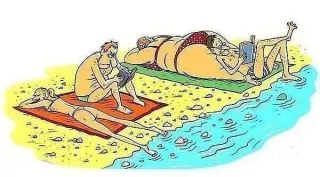 Жінка на морі зручна річ