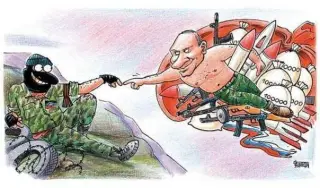 Путін та терористи ДНР
