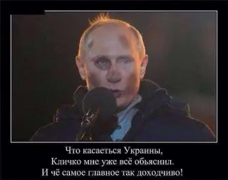 Путіну все розяснили
