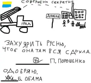 Карта захоплення Донбасу!