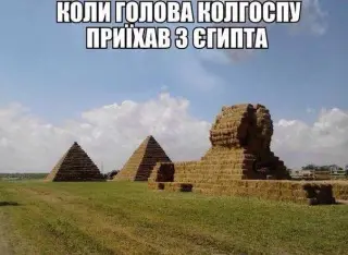 Комбайнер, що зїздив в Єгипет