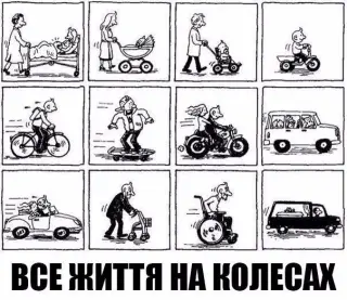 Все життя на колесах!