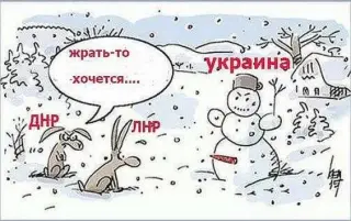 Карикатура на ДНР та ЛНР