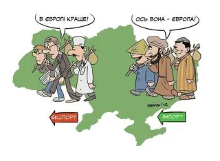 Карикатура на імпортозаміщення