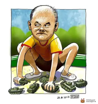 Шольц грається в танчики