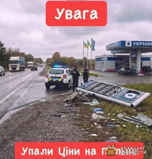 Ціни на бензин впали