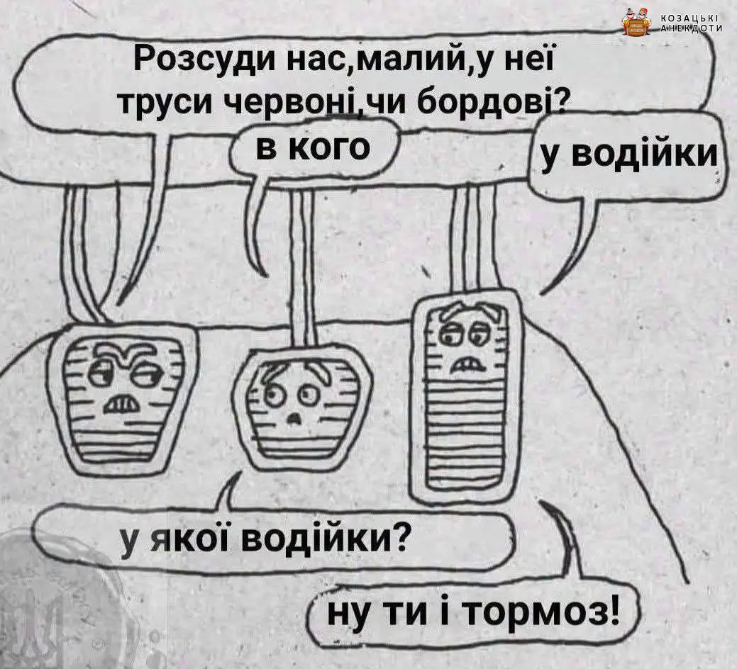 Прикол про тормоза
