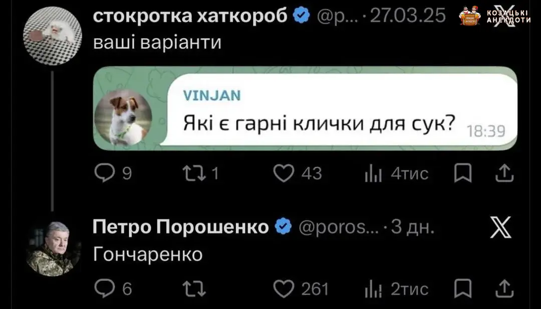 Нова кличка для суки